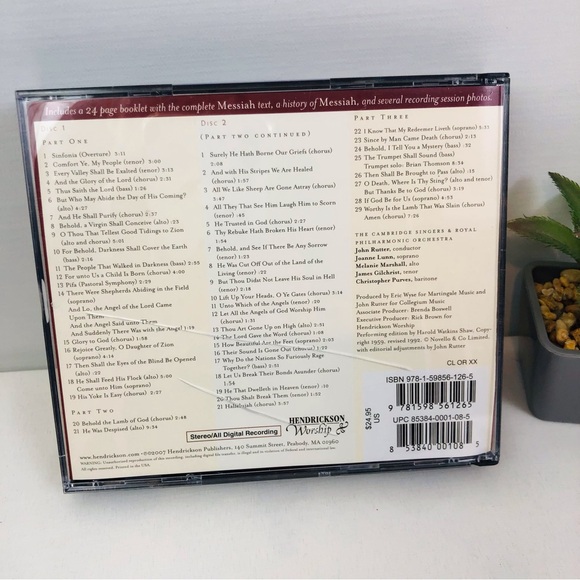 Royal Philharmonic Orchestra Handel Messiah Double CD - Picture 5 of 16